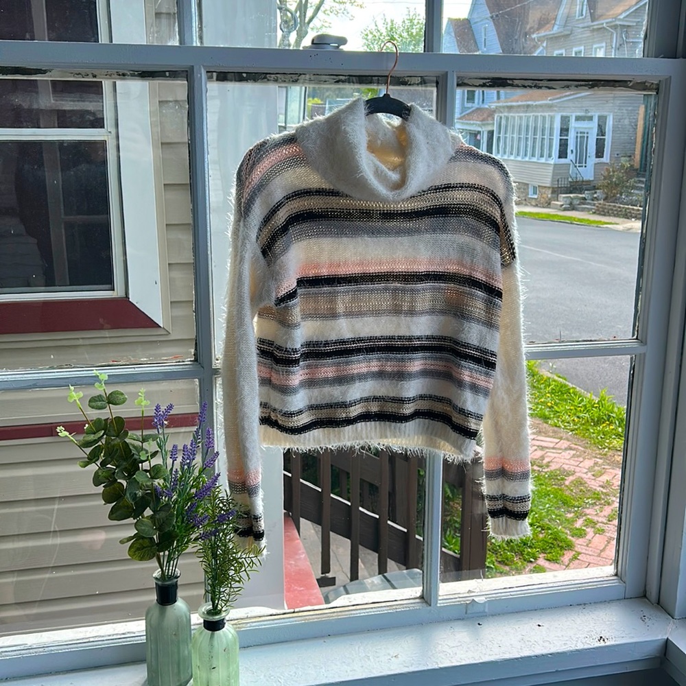 Striped soft sweater